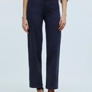 The Petite Emmett Wide-Leg Crop Pant: Welt Pocket Edition Size 28P